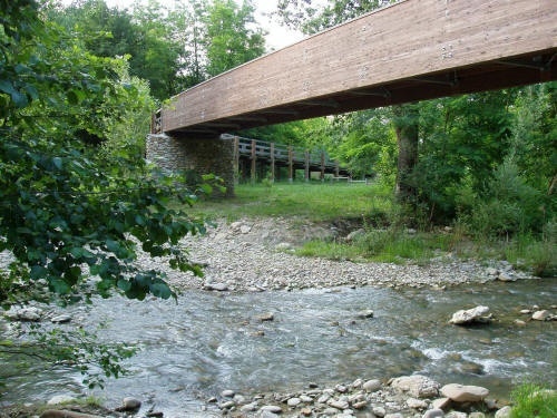 Partono i lavori di manutenzione del ponte del parco fluviale fiume Tordino, da oggi chiuso